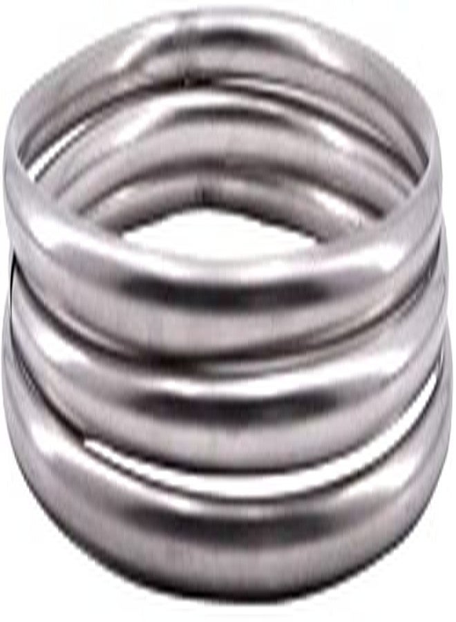 blue-ther Chinese Linking Rings Magnetic Lock Magic Rings Chrome Magic Tricks for Magician Stage Magic Prop (3 Pcs,12 in) - Image 2